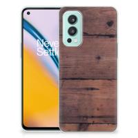 OnePlus Nord 2 5G | Bumper Hoesje | Old Wood