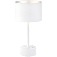 LED Tafellamp - Musterring Loop - 1 Lichtpunt van 5 Watt - Dimbaar - Aanpasbare Lichtkleur - Geheugenfunctie - Nachtlamp - Afstandsbediening - Mat Wit - Metaal