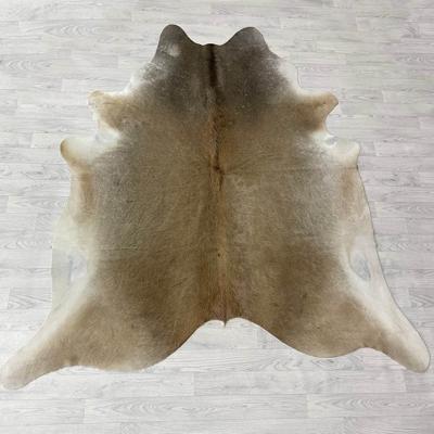 Koeienhuid bruin grijs wit 220x200cm M/L
