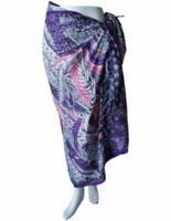 Om Namaste Sarong Paarse Bladeren voor Strand of Sauna