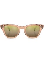 Ray-Ban lunettes de soleil à monture carrée - Marron