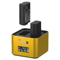 Hähnel ProCube3 - Professionele dubbellader voor Nikon