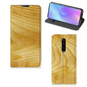 Xiaomi Redmi K20 Pro Book Wallet Case Licht Hout