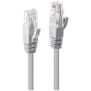 LINDY 48000 RJ45 Netwerkkabel, patchkabel CAT 6 U/UTP 0.30 m Grijs 1 stuk(s)