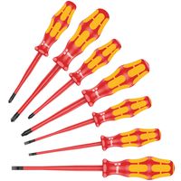 Wera 160 iSS/7 Schroevendraaierset Kraftform Plus Serie 100. Met gereduceerde klingdiameter alsmede geringere greepdiameters, 7 -delig - 1 stuk(s) - - thumbnail