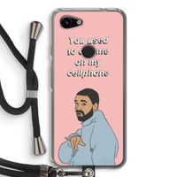 Hotline bling: Pixel 3a Transparant Hoesje met koord