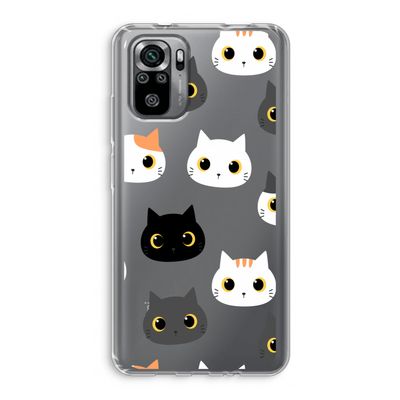 Katten: Xiaomi Redmi Note 10S Transparant Hoesje