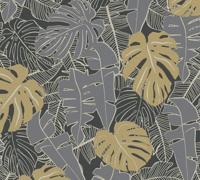 Livingwalls House of Turnowsky - Zwart - Jungle Behang - 389051