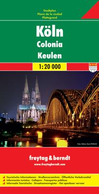 Stadsplattegrond Keulen - Köln | Freytag & Berndt Stadsplattegrond Keulen - Köln | Freytag & Berndt