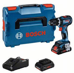 Bosch Blauw GSB 18V-90 C | Accu Klopboormachine | 2 x 4,0 Ah ProCORE accu + lader + Bluetooth module | In L-Boxxx - 06019K6105