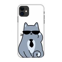 Cool cat: Volledig geprint iPhone 11 Hoesje