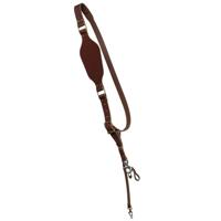 The Hantler Camera Shoulder strap Brandy / Old silver, Large