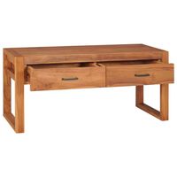 The Living Store Tv-meubel Hout - 100x40x45 cm - Gerecycled teakhout