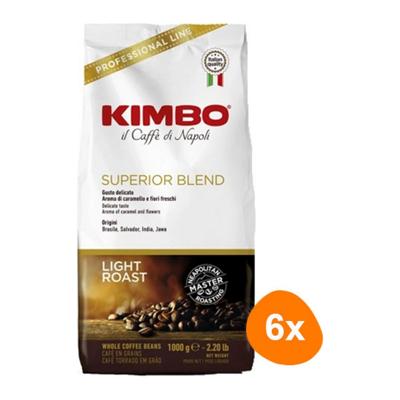 Kimbo - Superior Blend Bonen - 6x 1kg