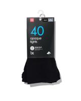 HEMA Temp Tech Panty 40denier Zwart (zwart)