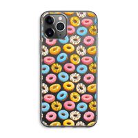 Pink donuts: iPhone 11 Pro Max Transparant Hoesje