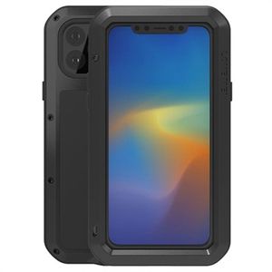 Love Mei Krachtige iPhone 11 Pro Max Hybrid Case - Zwart