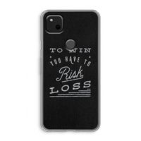 Risk loss: Google Pixel 4a Transparant Hoesje
