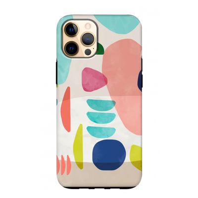 Bold Rounded Shapes: iPhone 12 Pro Max Tough Case
