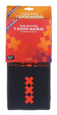 Newlooxs T goois matras voor me kleine, bagegedrager kussen zwart/rood