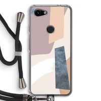 Luca: Pixel 3a Transparant Hoesje met koord Luca: Pixel 3a Transparant Hoesje met koord