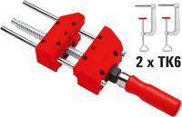 BESSEY S10-ST klem Veerklem 10 cm Rood - thumbnail