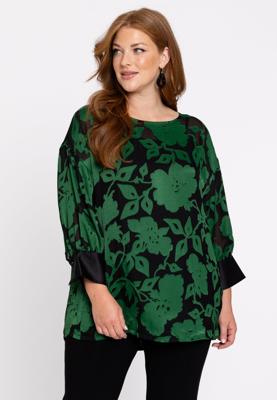 Yoek Tuniek vierkant AUSBRENNER | Groen | Maat 46/48