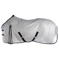 Vliegendeken Epplejeck Summertime, 195 cm in grijs/blauw - thumbnail