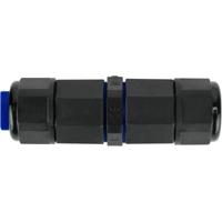 Waterdichte Kabelverbinder IP68 - Zwart - 3 Aderig - Rechte Connector
