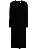 ISABEL MARANT robe mi-longue à col v - Noir