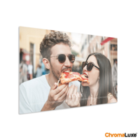 Foto op aluminium afdrukken - Wit (ChromaLuxe) - 75 x 50 cm
