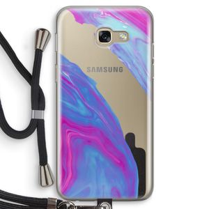 Zweverige regenboog: Samsung Galaxy A5 (2017) Transparant Hoesje met koord