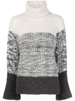 3.1 Phillip Lim pull nervuré à col roulé - Multicolore