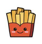 Crocs Cutesy French Fries Jibbitz Charm Multi