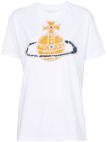 Vivienne Westwood t-shirt en coton à logo Orb imprimé - Blanc - thumbnail