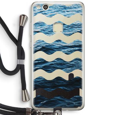 Oceaan: Huawei Ascend P10 Lite Transparant Hoesje met koord