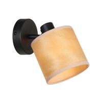 Steinhauer WandlampBambus zwart met bamboe enkel - 3665ZW
