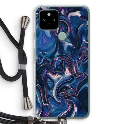 Mirrored Mirage: Pixel 5 Transparant Hoesje met koord