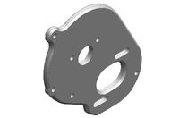Team Corally Motor Mount Plate - Aluminium (C-00250-061) - thumbnail