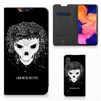 Mobiel BookCase Samsung Galaxy A10 Skull Hair - thumbnail