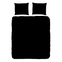 Dekbedovertrek Pure Uni Effen 240x200 Cm Zwart Anti Allergie & Anti Huisstofmijt Pure - Dekbed-Discounter.nl
