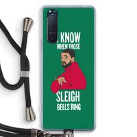Sleigh Bells Ring: Sony Xperia 5 II Transparant Hoesje met koord Sleigh Bells Ring: Sony Xperia 5 II Transparant Hoesje met koord