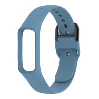 Slimme horloge pure kleur siliconen polsband horlogeband voor Galaxy fit-e (baby blauw)