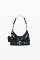 Tas met gesp en charm - BLACK - U
