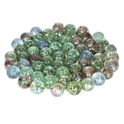 Concorde decoratie knikkers - 240x stuks - mix-kleuren - van glas