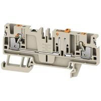 Weidmüller 2675210000 Testscheidingsserieklem Push-In-klem, Steekaansluiting Donkerbeige 50 stuk(s)