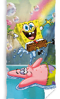 Spongebob Handddoek 70 x 140 cm katoen - thumbnail