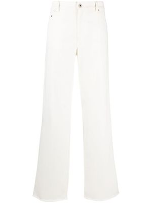 Miu Miu jean à coupe ample - Blanc