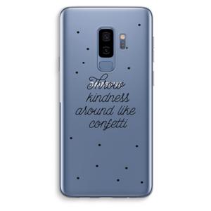 Confetti: Samsung Galaxy S9 Plus Transparant Hoesje