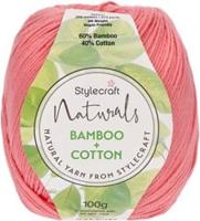 Stylecraft Naturals - Bamboo + Cotton DK 7134 Coral